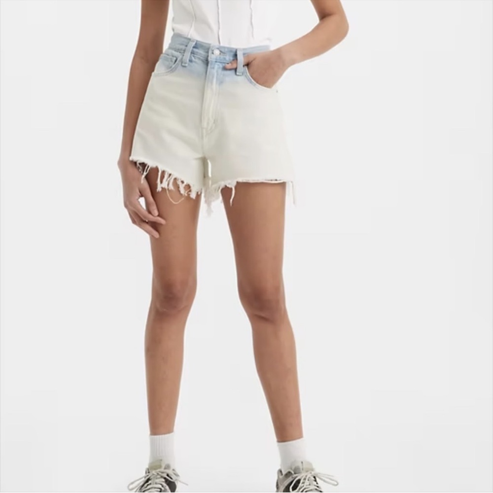 Levi's Women's High Waisted Mom Shorts